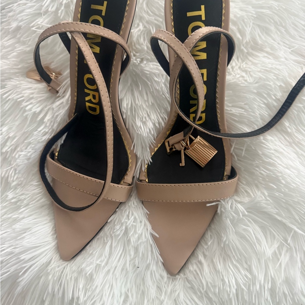 Tom Ford Nude Strappy Heels - Picture 5 of 5